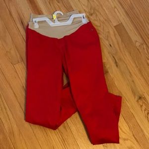 Motherhood red skinny jeans - like new!